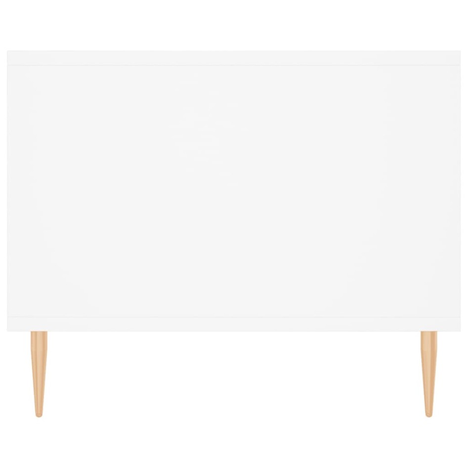 Mesa de centro madera contrachapada blanco 102x50x40