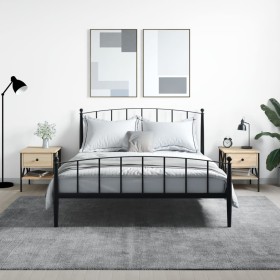 Mesitas noche 2 uds madera ingeniería roble Sonoma 40x42x45