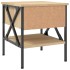 Mesitas noche 2 uds madera ingeniería roble Sonoma 40x42x45