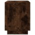Mesitas noche 2 uds madera contrachapada roble humo 44x35x45