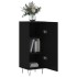 Aparador de madera contrachapada negro 34,5x34x90