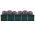 Arriate de acero galvanizado verde 400x80x45