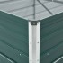 Arriate de acero galvanizado verde 400x80x45