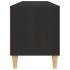 Mueble de TV madera contrachapada negro 100x34,5x44,5