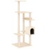 Rascador para gatos con postes de sisal color crema 142