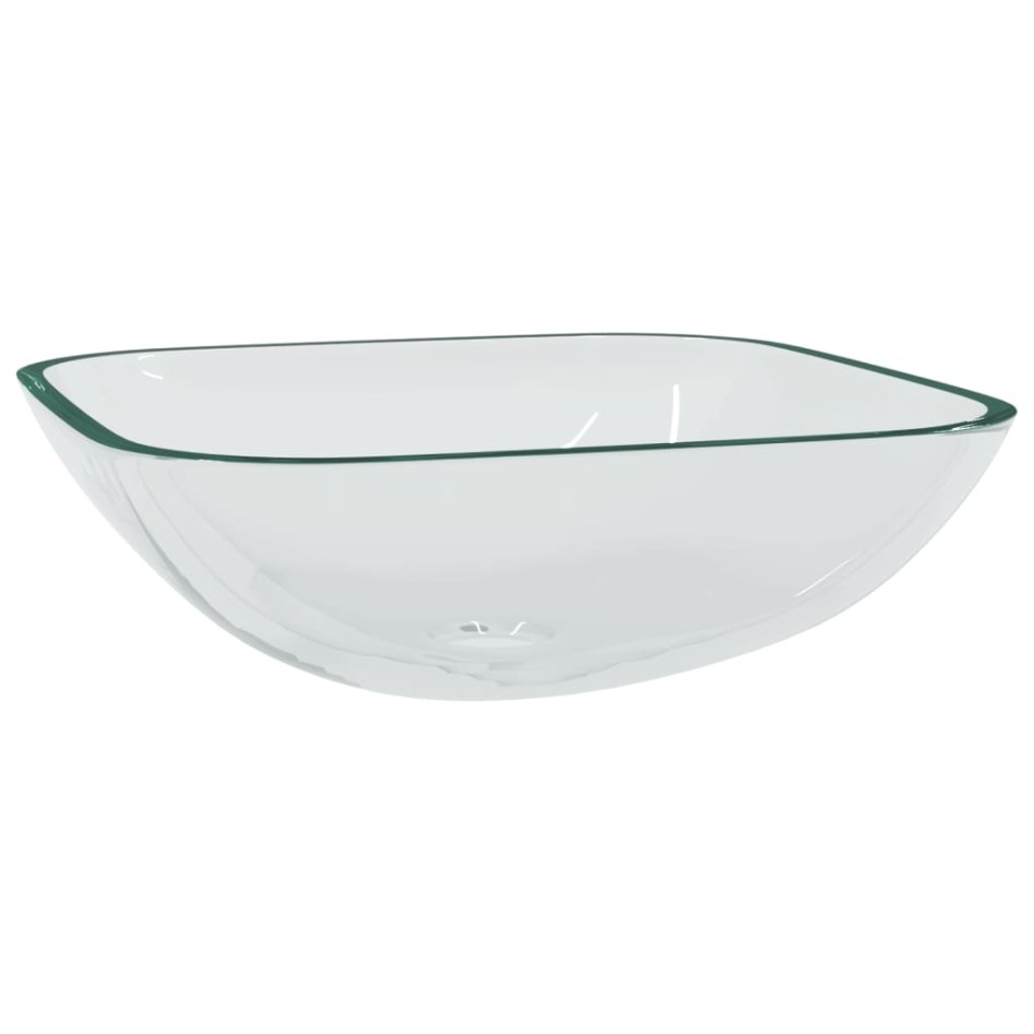 Lavabo de vidrio transparente 42x42x14