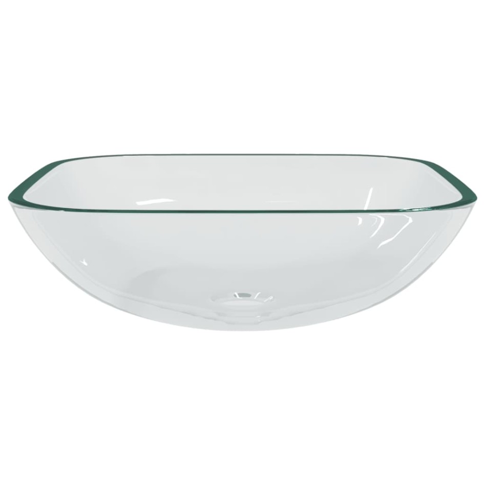 Lavabo de vidrio transparente 42x42x14