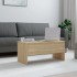 Mesa de centro madera ingeniería roble Sonoma 102x50,5x46,5