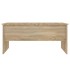 Mesa de centro madera ingeniería roble Sonoma 102x50,5x46,5