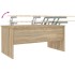Mesa de centro madera ingeniería roble Sonoma 102x50,5x46,5
