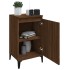 Mesitas de noche 2 uds madera color roble marrón 40x35x70