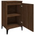 Mesitas de noche 2 uds madera color roble marrón 40x35x70