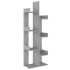 Estantería madera contrachapada gris Sonoma 48x25,5x140