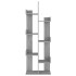 Estantería madera contrachapada gris Sonoma 48x25,5x140