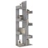 Estantería madera contrachapada gris Sonoma 48x25,5x140