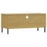 Mueble de TV con patas de metal OSLO madera maciza pino