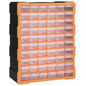 Organizador multicajones con 60 cajones 38x16x47,5
