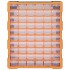 Organizador multicajones con 60 cajones 38x16x47,5