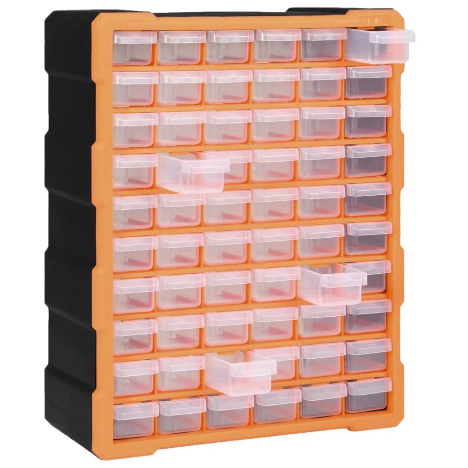 Organizador multicajones con 60 cajones 38x16x47,5