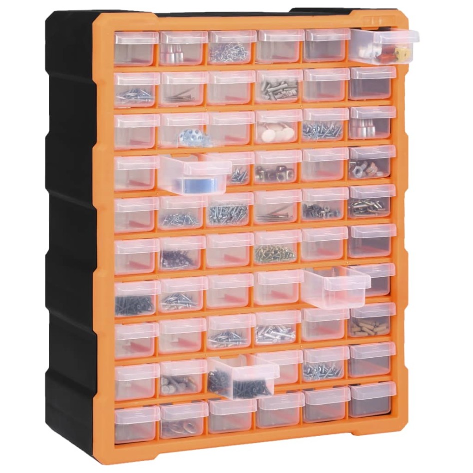 Organizador multicajones con 60 cajones 38x16x47,5