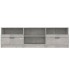 Mueble de TV madera contrachapada gris hormigón 150x33,5x45
