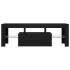 Mueble de TV con luces LED negro 120x35x40