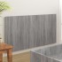 Cabecero de cama madera contrachapada gris Sonoma 160x1,5x80