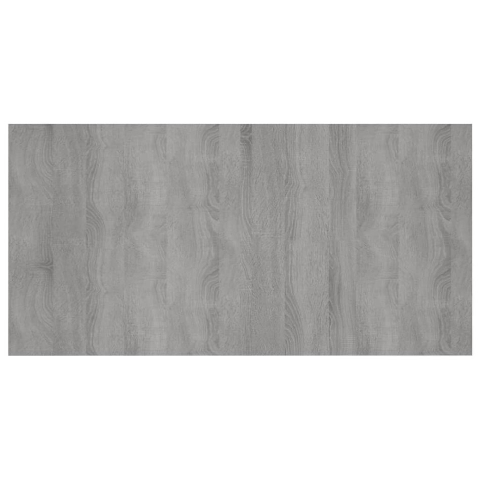 Cabecero de cama madera contrachapada gris Sonoma 160x1,5x80