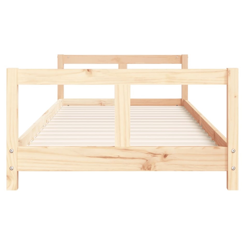 Estructura de cama para niños madera maciza de pino 80x200