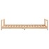 Estructura de cama para niños madera maciza de pino 80x200