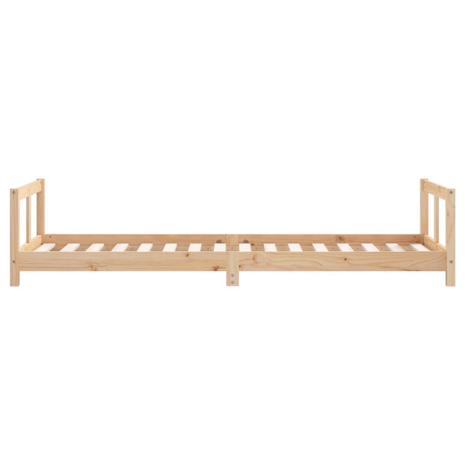 Estructura de cama para niños madera maciza de pino 80x200