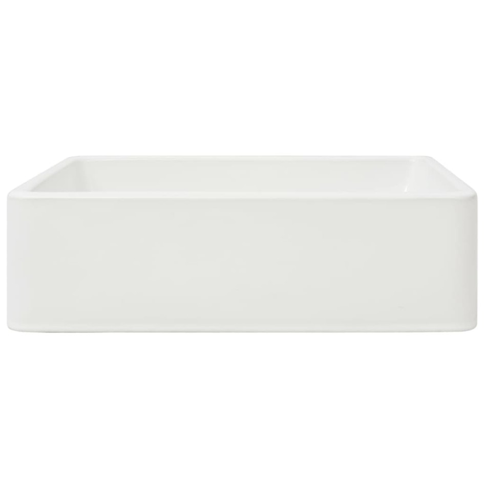 Lavabo de cerámica blanco 41x30x12