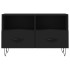 Mueble para TV madera contrachapada negro 80x36x50