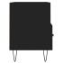 Mueble para TV madera contrachapada negro 80x36x50