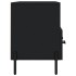 Mueble de TV madera de ingeniería negro 102x36x50