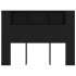 Mueble cabecero negro 140x18,5x104,5