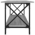 Mesa de centro madera y hierro gris Sonoma 100x45x45