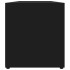 Mueble de TV madera contrachapada negra 120x34x37