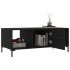 Mesa de centro madera contrachapada negro 102x50x40