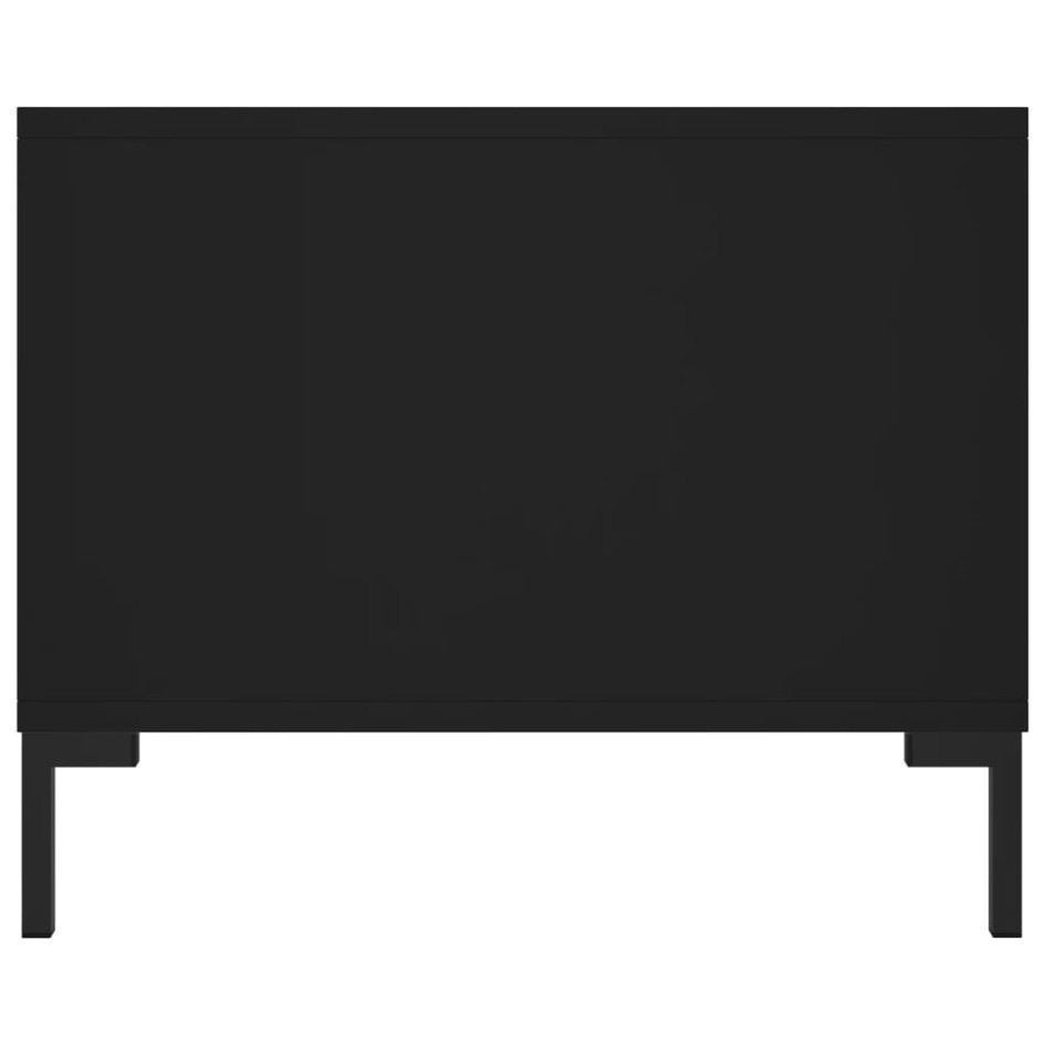 Mesa de centro madera contrachapada negro 102x50x40