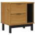 Mesita de noche FLAM madera maciza de pino 49x35x50