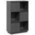 Aparador alto de madera maciza de pino gris 74x35x117