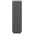 Aparador alto de madera maciza de pino gris 74x35x117