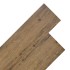 Lamas de suelo no autoadhesivas PVC marrón nogal 5,26 m² 2