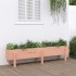Arriate elevado jardín madera maciza abeto Douglas 160x30x38