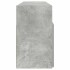 Mueble de TV con luces LED gris hormigón 120x30x50