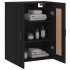 Armario de pared madera de ingeniería negro 69,5x34x90