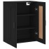 Armario de pared madera de ingeniería negro 69,5x34x90