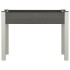 Mesa de cultivo para jardín WPC gris 100x40x75