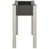 Mesa de cultivo para jardín WPC gris 100x40x75